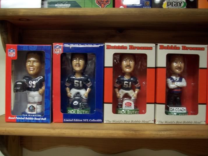 bobblehead chicago bears action & toy figures